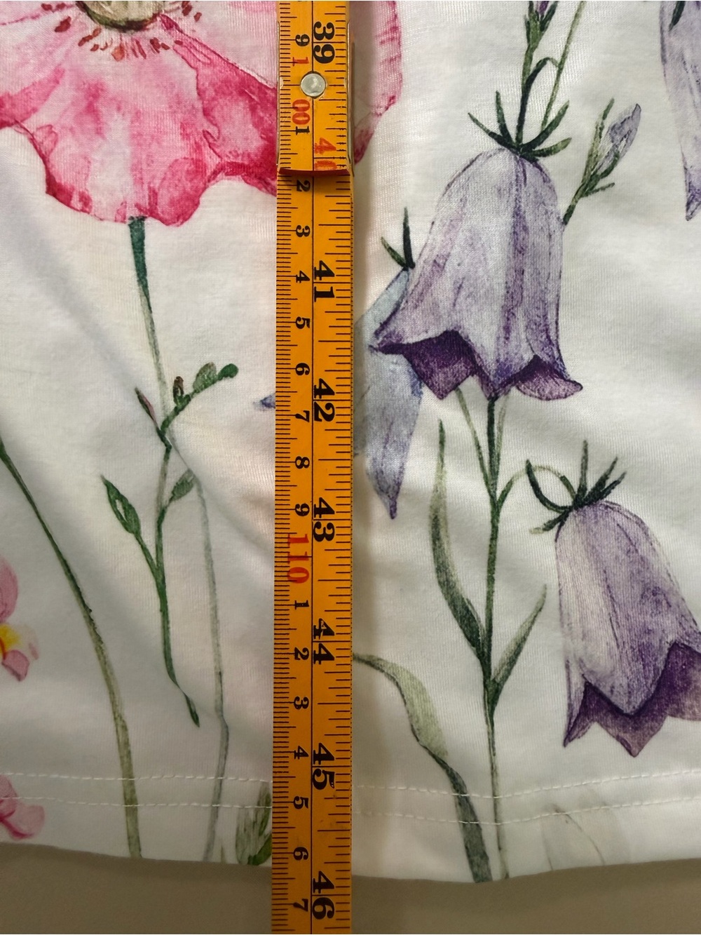 Sleeveless White Floral Maxi Dress with Pink & Purple Blooms - Picture 5 of 7
